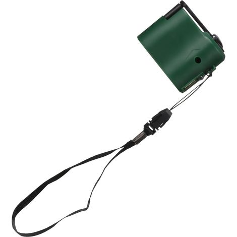 Chargeur USB à Manivelle Portable pour Camping et Urgence, Générateur Manuel Léger Vert Sortie USB et Lampe LED Intégrée, Source d'alimentation Extérieure Rechargeable (1/5)