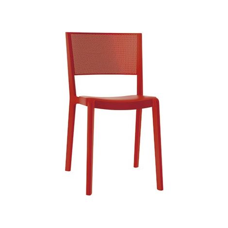 SILLA POLIPROPILENO SPOT ROJO - 01649.P22