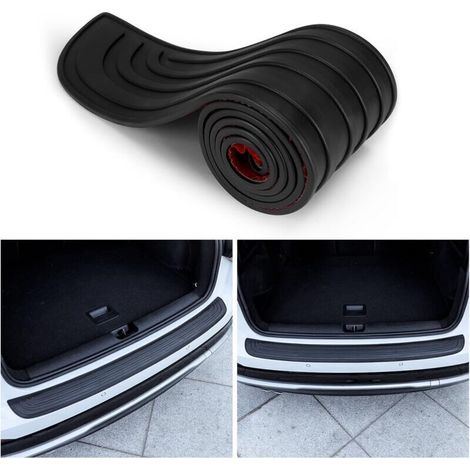 2 lot Car Bumper Protector, Rubber Boot Protector, Self-Adhesive Rear Bumper Protector, Compatible with Most Cars (90 x 7 cm)