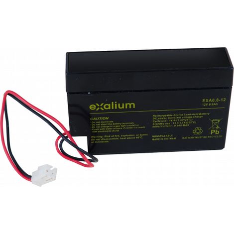 Batterie Plomb 12V 0.8Ah Exalium EXA0.8-12