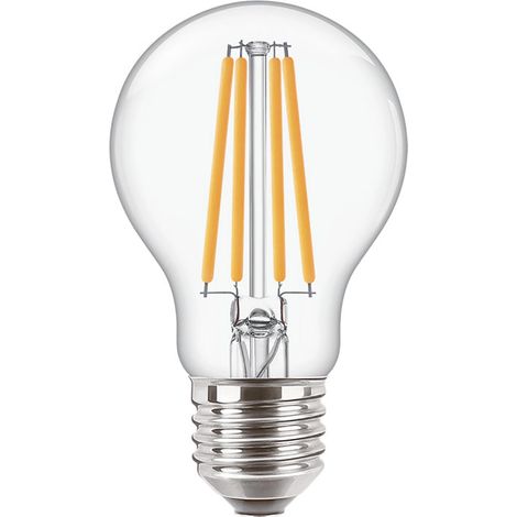 Lampadina LED E27 A60 10,5W = 100W 1521lm 2700K Luce calda Philips CorePro