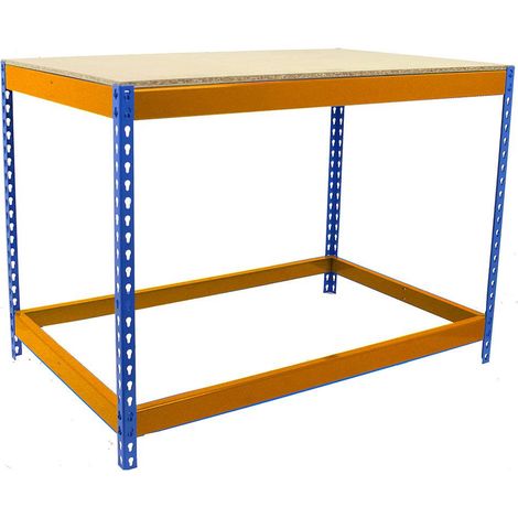 Simonrack Simonwork Basic 1 Werkbank blau orange robust