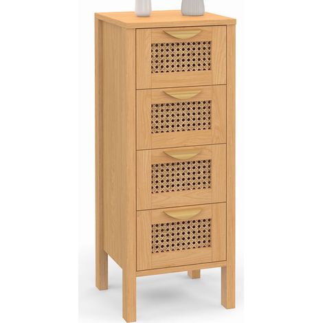 Credenza a 4 cassetti EDHEN 30 cm con canna per ingresso bagno (1/5)