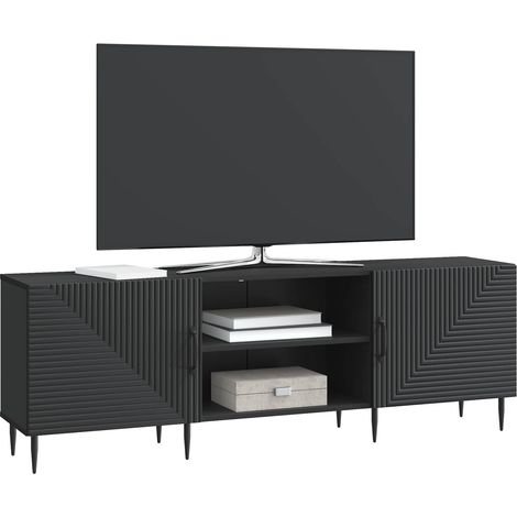 Maison Exclusive - Mobile TV Nero 150 x 31 x 50 cm Legno ingegnerizzato