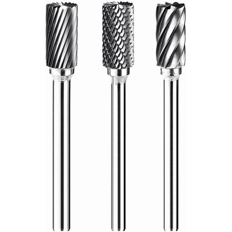Fresa Carb.Tungsteno B - 03x13x3 L.38 SC. forma cilindrica. taglio in testa