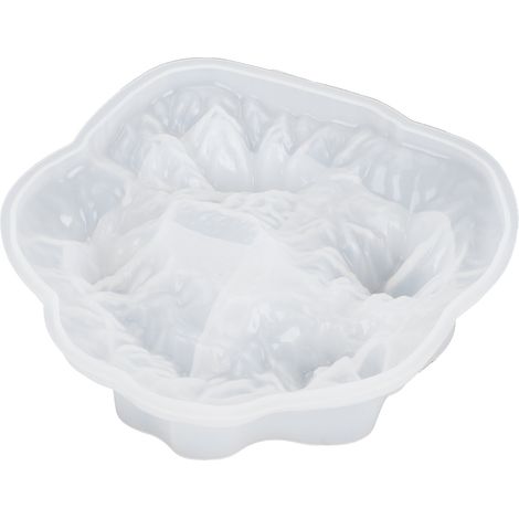 Moule en Silicone pour Cendrier DIY avec Résine Époxy, Décoration de Table Paysage Montagne60‑567 L (1/5)
