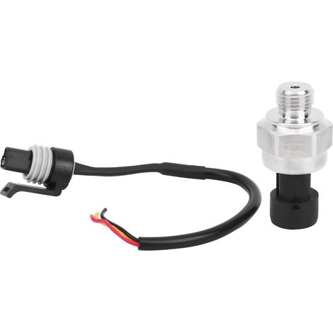 Capteur de pression d'eau, d'air et d'huile HK1100C avec interface G1/4". Transmetteur de pression. Entrée : 5 V CC. Sortie : 0,5-4,5 V CC. (1/5)