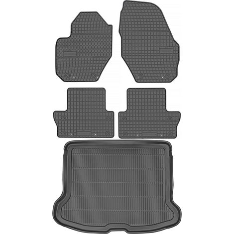 Volvo XC60 I SUV (2008–2017) – SET: Gummifußmatten + Kofferraummatte (1/5)