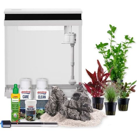 HNE 300 Nano Aquarium – 13 L Komplettaquarium inkl. Deko