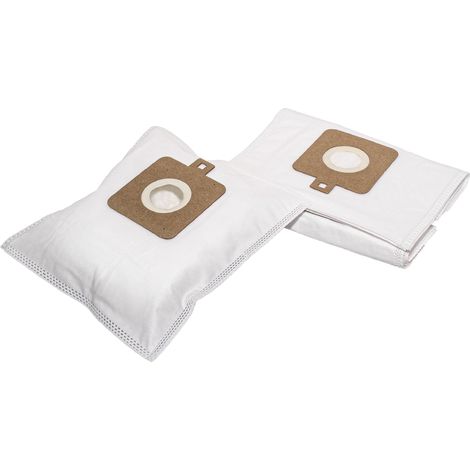 vhbw 10x sacchetto compatibile con AEG Ergo Essence aspirapolvere- microfibra, 51, 23,5cm x 17,5cm Bianco