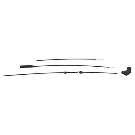 3PCS Câble de Déverrouillage Capot Bowden Compatible BMW Série 3 E46 320i 323i 1998-2005