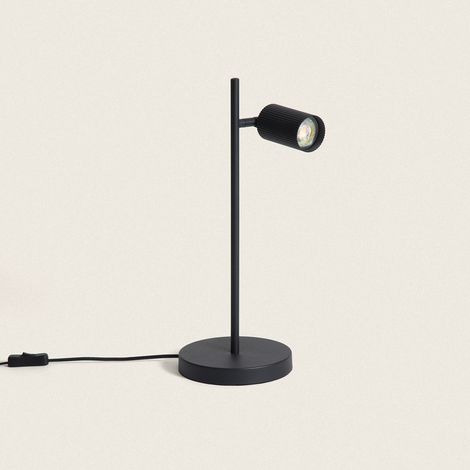 Lámpara de Mesa Aluminio Aritz Negro