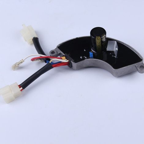 Universal voltage regulator for 35 kW petrol generators, aluminium housing, three-phase stabilizer
