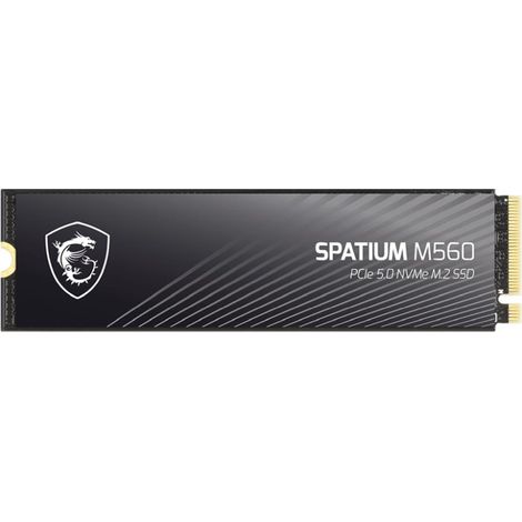 MSI Spatium M560 SSD 2TB PCIe 5.0 NVMe 2.0 M.2 2280 (10300/8700 MB/s) 3D NAND (1/4)