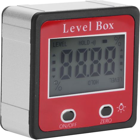 Tragbarer digitaler LCD-Neigungsmesser mit Magnet (1/5)