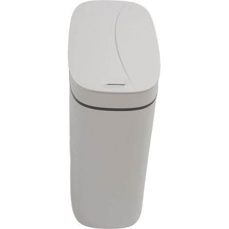 Poubelle automatique multifonction avec détecteur de mouvement, 3 modes, couvercle, 14 L, idéale pour la salle de bain et la cuisine. (1/5)