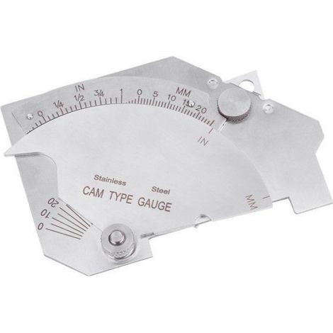 Jauge À Came De Pont - Jauge De Soudure En Acier Inoxydable - Pour Inspection De Joints Et Surfaces Soudés - 1 Pièce (1/4)