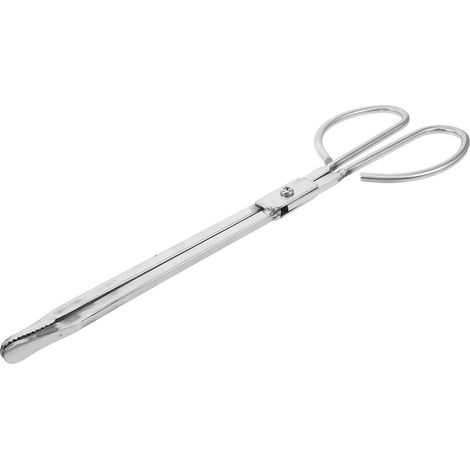 Pinzas para troncos, póker para barbacoa, herramientas para fogatas al aire libre, rastrillo de cenizas, accesorios para chimenea, póker, herramienta para chimenea de acero inoxidable (1/5)