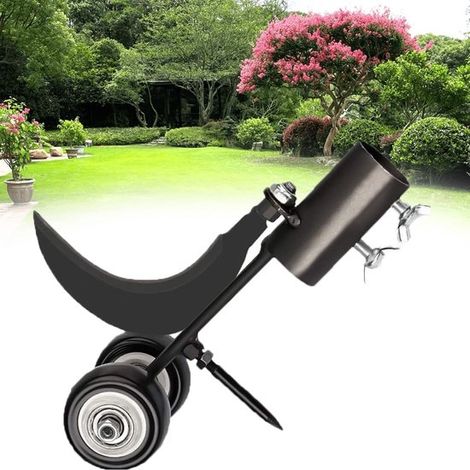 Desmalezador, Desmalezador 2 en 1, con ruedas, Adhesivo para maleza, Extractor de maleza, patios, entradas de vehículos, aceras y jardines, negro (1/5)