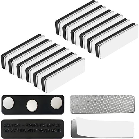 Aimants de Rideau Magnétique, 12 Paires Stores de Fenêtre Aimants pour Rideaux Aimant Rideau mit 3 Neodym-Magneten Clips Magnétiques pour Rideaux pour Fenêtre Stores Maison Bureau Chambre à Coucher (1/5)