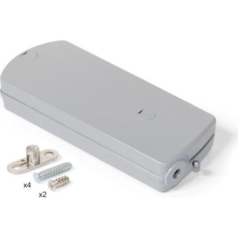 Emuca Mecanismo para puertas abatibles Microwinch, 6kg, Acero y Plástico, Gris - (1/5)