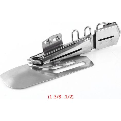 Lisière de machine à coudre industrielle pour ourlet (1-3/8" à 1/2"), attache-pince à bord, accessoire de repassage, 1 pièce (1/3)