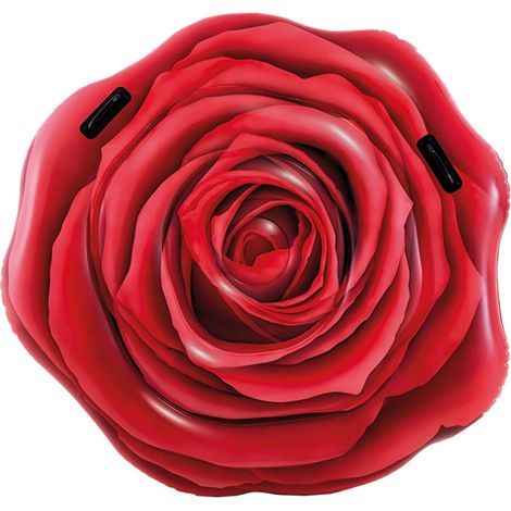 Materassino gonfiabile a rosa rossa 137x132 cm - Intex Rosa rossa 58783 NP