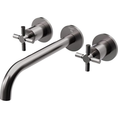 Steinberg Série 250 robinetterie de lavabo, set complet, 3 trous,
