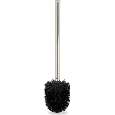 Set di 3 scopini WC di ricambio pratici pulizia efficace 40 x 10 x 10 cm in metallo argentato 130012083