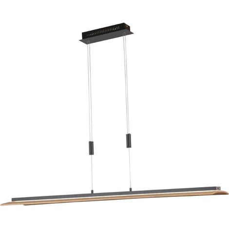 Lampe suspendue Shine-Wood noir - 61077