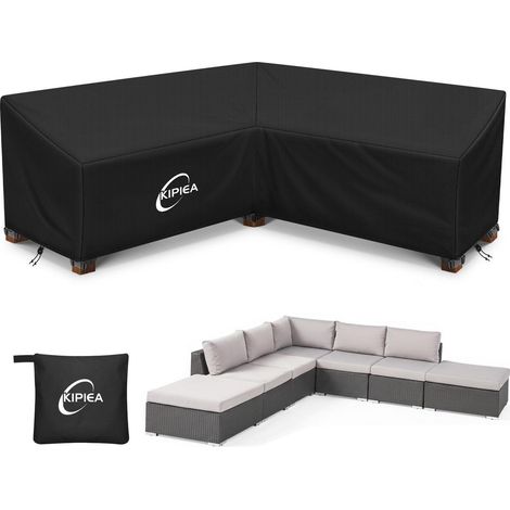 Housse de salon d'angle imperméable 500D Oxford, résistante au vent et aux UV (1/5)