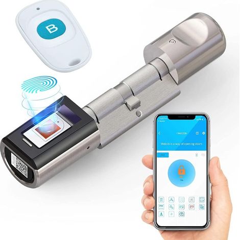 Welock Cilindro Elettronico per Serratura Smart con Impronta Digitale e Telecomando (1/5)