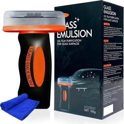 Nettoyant vitre auto anti buée éliminateur de film gras émulsion nettoyante gel nettoyant 100ml pour pare brise vitres et retroviseurs (1/5)