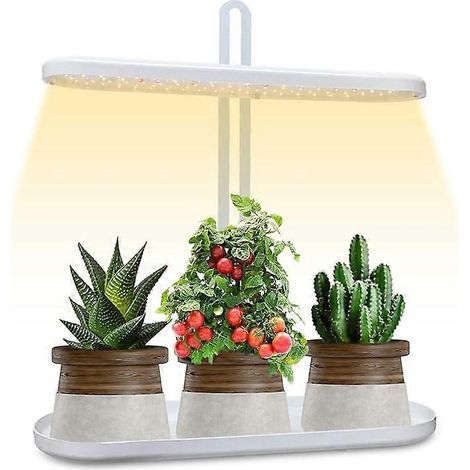 Lampe horticole LED nouvelle génération pour plantes d'intérieur, avec minuterie, spectre complet UV. (1/5)