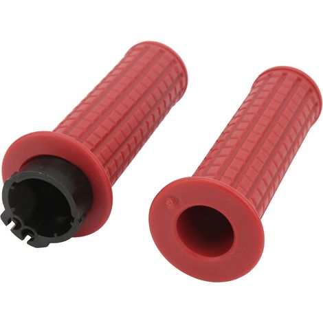 25mm/28mm Gasgriffe für CBR600RR CBR1000RR Lenker, Set mit 2 Griffen, Motorrad-Drehgriffe, rutschfest, schwarz, kompatibler Ersatz. (1/5)