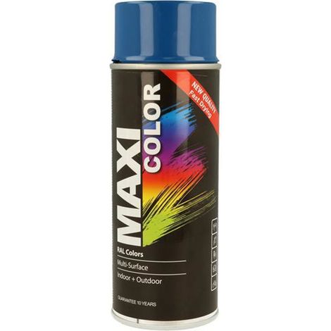 MAXICOLOR MX5010 MaxiColor Spray Gloss Genetian Blue RAL5010 400ml MXCMX5010
