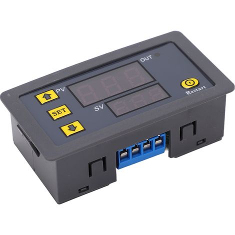 Zeitverzögerungsrelais mit großem Display, unabhängige Parameter für OP, CL und LOP, normalerweise offenes Timermodul, AC 110–220 V, 1500 W (1/5)