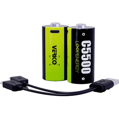 Verico LoopEnergy Baby (C)-Akku Li-Ion 3700 mAh 1.5 V 2 St. (1/3)