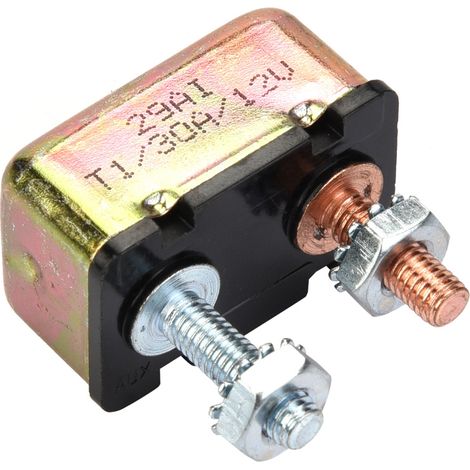 Disjoncteur universel à réarmement automatique Auto Marine 12/24 V avec cache métallique (30 A) (1/5)