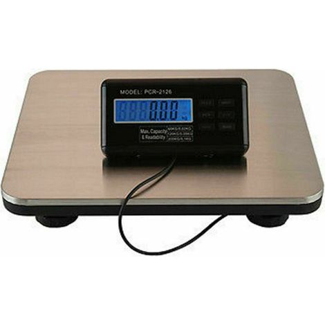Balance numérique à plate-forme 150 kg  Précision 0,05 kg  Écran LCD rétro-éclairé  Modes de pesage : kg, LBS, OZ
