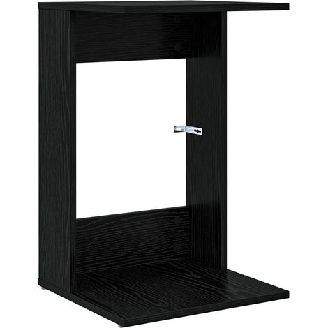 Maison Exclusive - Beistelltisch Schwarz Eichen-Optik 40 x 38 x 6