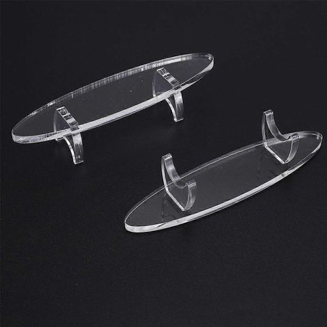 Stiftehalter aus Acryl (2er-Set), transparenter Make-up-Pinselhalter (1/5)