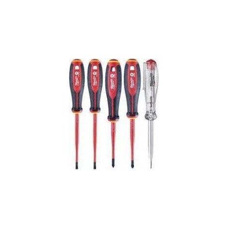 Milwaukee Set di 5 cacciaviti elettrici VDE