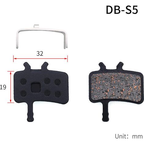 Convient pour un jeu de plaquettes de frein à disque de VTT, matériau semi-métallique, compatible avec des marques telles que Hayes, etc. (1/4)