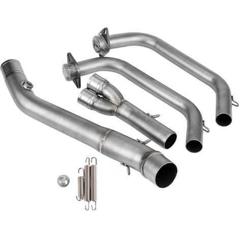 Tuyau d'échappement de moto, tuyau de connexion parfaitement ajusté, résistance à la corrosion durable, installation facile pour silencieux de 51 mm