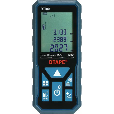 Green Mobility-Telemetre Laser Numerique, Avec Stockage De Donnees De 20 Groupes, 100M (1/5)