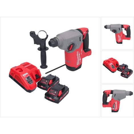 Milwaukee M18 FH-302 Akku Bohrhammer 18 V 2,5 J SDS plus Brushless + 2x Akku 3,0 Ah + Ladegerät