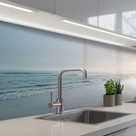 Kitchen Splashback Coastline - Beach - Ocean 150x60 cm