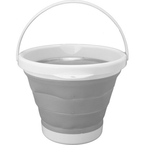 Machine à laver portable à ultrasons 5L, pliable et avec port USB, pour sous-vêtements et chaussettes de bébé (gris). (1/5)
