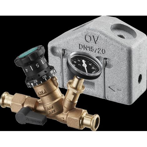 AQUASTROM VT, DN20, D.22 CRIMP, CON TERMOMETRO